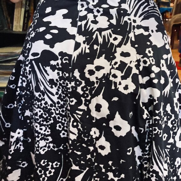 Talbots Black & White Size 10 Skirt - Picture 11 of 14